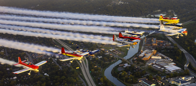 Team RV Flies Over Augusta